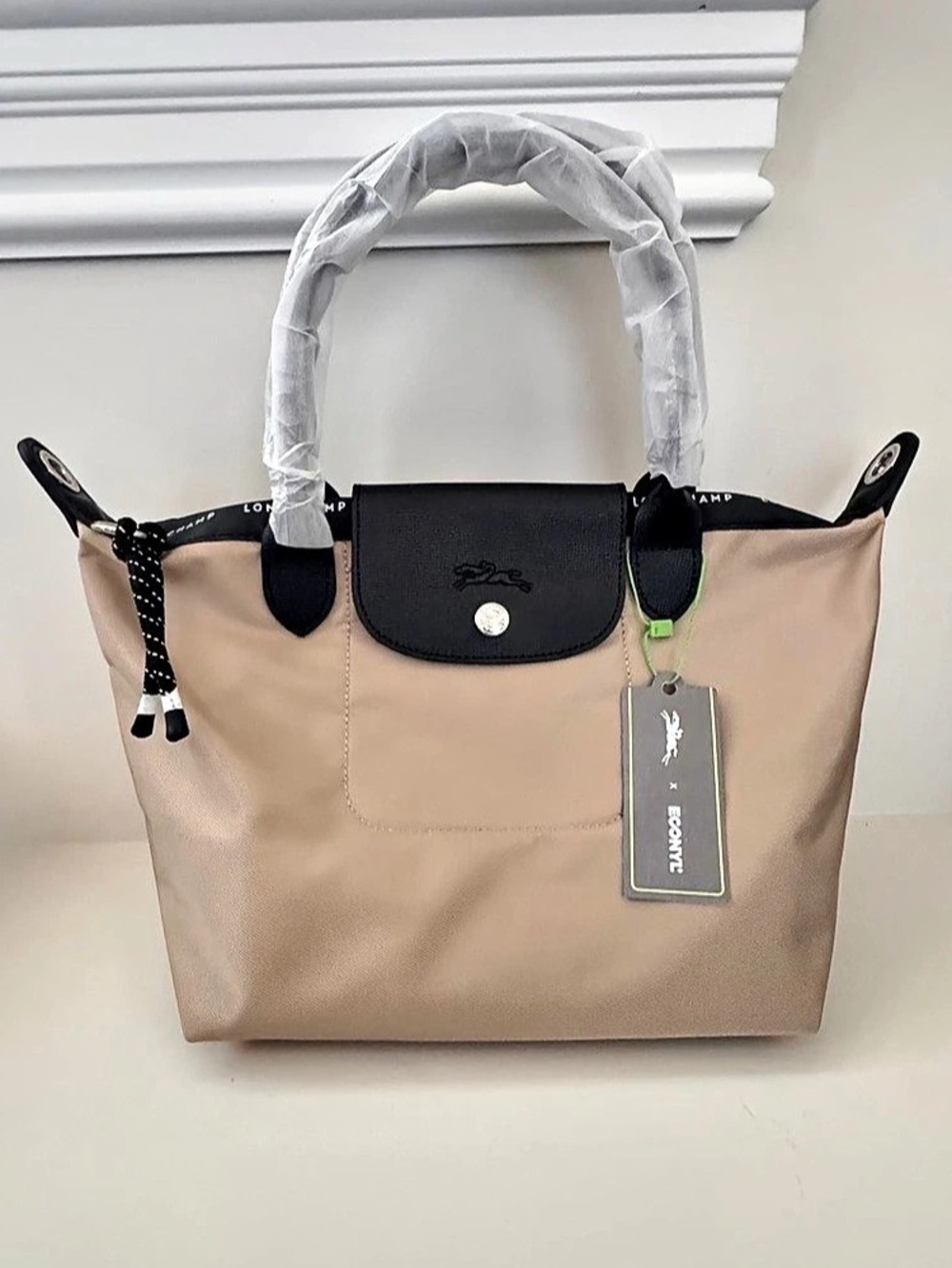 Longchamp Le Pliage Energy Small Top Handle Bag Clay- BNWT